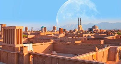 The historic city of Yazd renowned as the first adobe city in Iran